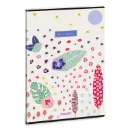 Ars Una: Cream Hibiscus extra sponkový štvorčekový zošit A/4