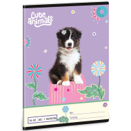 Ars Una: Cute Animals - Aussie A/5 linkovaný zošit pre 1. ročník 14-32