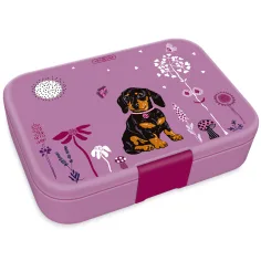 Ars Una: Cute Animals Puppy rozdelená krabička na desiatu so psíkom 15,3×21,6×5,2 cm