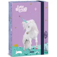 Ars Una Cute Animals-jednorožec gumičkový box na zošity A4