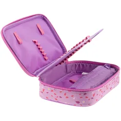 Ars Una: Cute Animals viacvrstvový peračník s motívom koní 15,5 x 22,5 x 4,5 cm obrázok 2