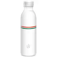 Ars Una: Flag-white dvojstenná kovová fľaša 600 ml