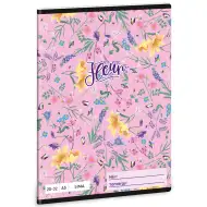 Ars Una: Fleur kvetinový hladký zošit A/5