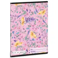 Ars Una: Fleur kvetinový linajkový zošit A/5