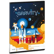 Ars Una: Gravity astronauta linajkový zošit pre 2. ročník A/5