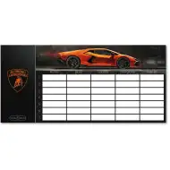 Ars Una: Lamborghini Aventador jednostranný, obojstranný rozvrh hodín