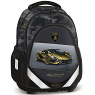 Ars Una: Lamborghini Sian anatomický školský batoh 33×43×22 cm