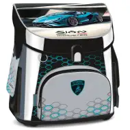 Ars Una: Lamborghini kompaktný ergonomický školský batoh s magnetickým uzáverom, batoh 33x41x24 cm