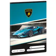 Ars Una: Lamborghini modrý linajkový zošit pre 1. ročník A/5