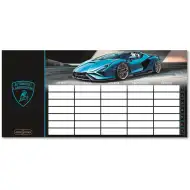 Ars Una: Lamborghini modrý obojstranný rozvrh hodín