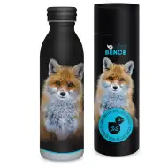 Ars Una: Máté Bence - Dvojstenná kovová fľaša s líškou v darčekovej krabičke 600ml