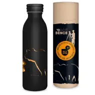 Ars Una: Máté Bence - Dvojstenná kovová fľaša s medveďom v darčekovej krabičke 600ml