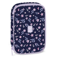 Ars Una: Navy Bloom viacvrstvové púzdro na perá 15,5x22,5x4,5cm