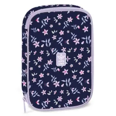 Ars Una: Navy Bloom viacvrstvové púzdro na perá 15,5x22,5x4,5cm