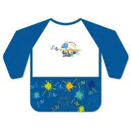 Ars Una: Nepremokavá maliarska zástera s dlhým rukávom - Blue Splash