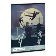 Ars Una: Ninjas in the Dark A/5 linajkový zošit pre 3. ročník 12-32