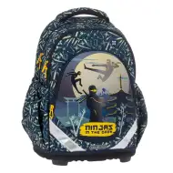Ars Una: Ninjas in the dark anatomický školský batoh, ruksak 33x43x22 cm