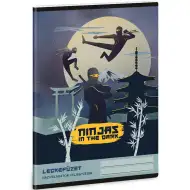 Ars Una: Ninjas in the dark zošit na poznámky, 38 listov, formát A/5