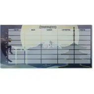 Ars Una: Ninjas v tme, jednostranný, obojstranný rozvrh hodín