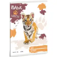 Ars Una: Odvážne labky - Tiger hladký zošit A/5 20-32
