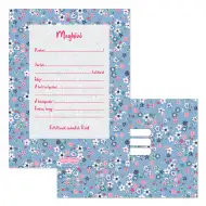 Ars Una: Pearl Blossom Blue sada 10 pozvánok s obálkami