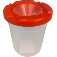 Ars Una: Pohár na umývanie štetcov v červenej farbe