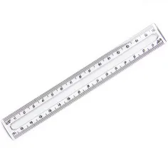 Ars Una: Priehľadné pravítko 17 cm