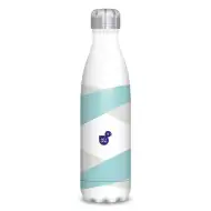 Ars Una: Pruhovaná dvojstenná kovová fľaša 500 ml