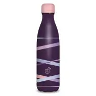 Ars Una: Ribbon purple dvojstenná kovová fľaša 500 ml