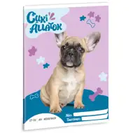 Ars Una: Roztomilé zvieratá - Francúzsky buldog kockovaný zošit A/5 27-32