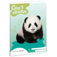 Ars Una: Roztomilé zvieratá - Panda medveď kockovaný zošit A/5 27-32