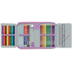 Ars Una: Roztomilé zvieratá rozkladací naplnený peračník s motívom koní 13x19x4 cm obrázok 2