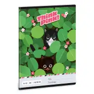 Ars Una: Think Pink A/5 linajkový zošit pre 1. ročník 14-32