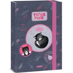 Ars Una: Think Pink roztomilý box na zošity A4 s mačkami