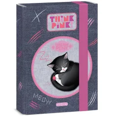 Ars Una: Think Pink roztomilý box na zošity A5 s mačkami