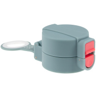 Ars Una: Viečko fľaše s bezpečnostným zámkom v sivej farbe pre fľaše s objemom 350–650 ml