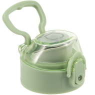 Ars Una: Viečko na fľašu Botanic Leaf v pastelovo zelenej farbe pre kovovú fľašu s objemom 700 ml.