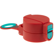 Ars Una: Viečko na fľašu s bezpečnostným zámkom, červené