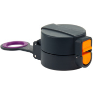 Ars Una: Viečko na fľašu s bezpečnostným zámkom v čiernej farbe pre fľaše 350–650 ml