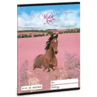Ars Una: Wild and Free kockovaný zošit s motívom koní A/5