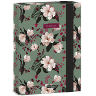 Ars Una: zelený kvetinový box na zošity A/5