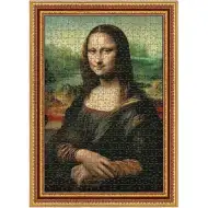 ArtFrame: Leonardo Da Vinci - Mona Lisa 500-dielne puzzle s rámom - Trefl