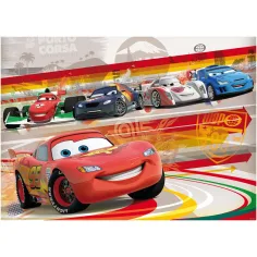 Autá 2 v 1 60-dielne puzzle a omaľovánka 50x35 cm - Lisciani obrázok 2