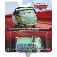Autá 3: Race Team Fillmore s náhlavnou súpravou, autíčko postavy 1/55 - Mattel