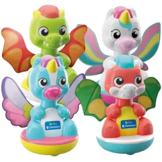 Baby Spin & Dream jednorožec a drak hračka pre bábätká 1 ks - Clementoni obrázok 2