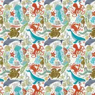 Baliaci papier s morskými zvieratami 100x70 cm