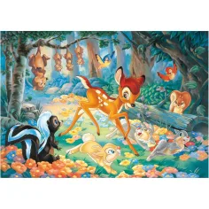Bambi 2 v 1, 60-dielne puzzle a omaľovánka 50x35 cm – Lisciani obrázok 2