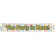Banner "The Party is Here!" – 3-dielna sada