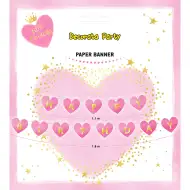 Banner na narodeninovú oslavu „Happy Birthday“ s motívom Malej princeznej