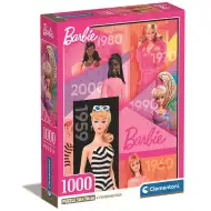 Barbie 65 rokov 1000 dielikové Compact puzzle 50x70cm - Clementoni